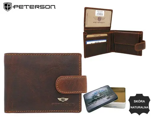 PORTFEL PTN WL-1012L-COM-COGNAC - zdjęcie 1