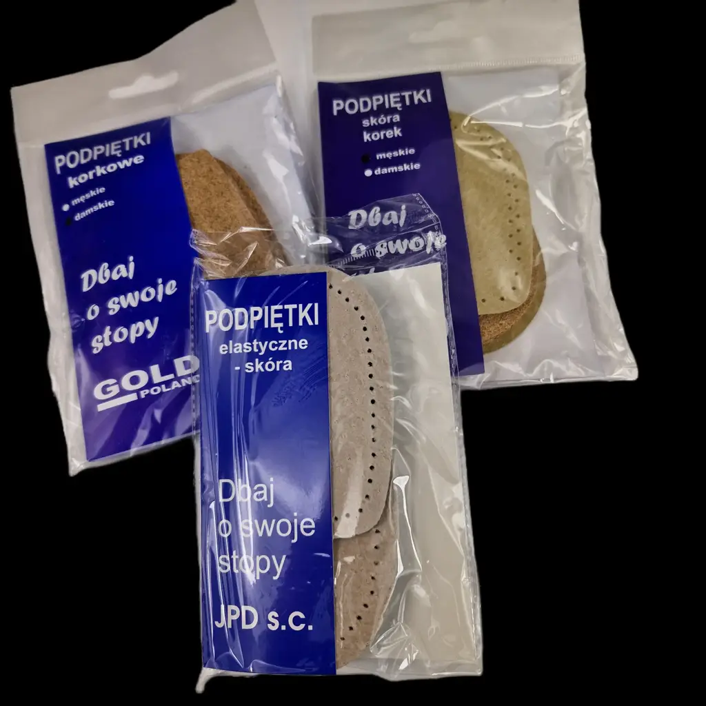 PODPIĘTKI SKÓRA/KOREK DAMSKIE - zdjęcie 2