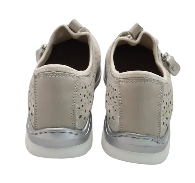 PÓŁBUTY DAMSKIE ESTETIC EV8453 SREBRMY - zdjęcie 5