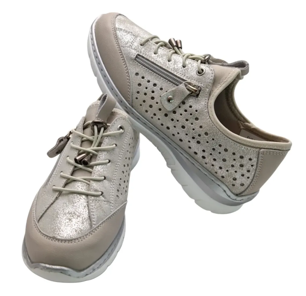 PÓŁBUTY DAMSKIE ESTETIC EV8453 SREBRMY - zdjęcie 6