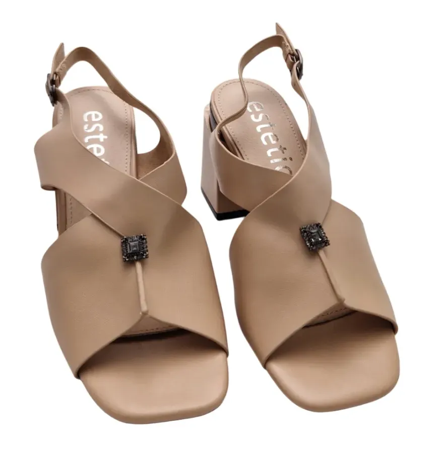SANDAŁY NA OBCASIE ESTETIC 62238 - zdjęcie 4