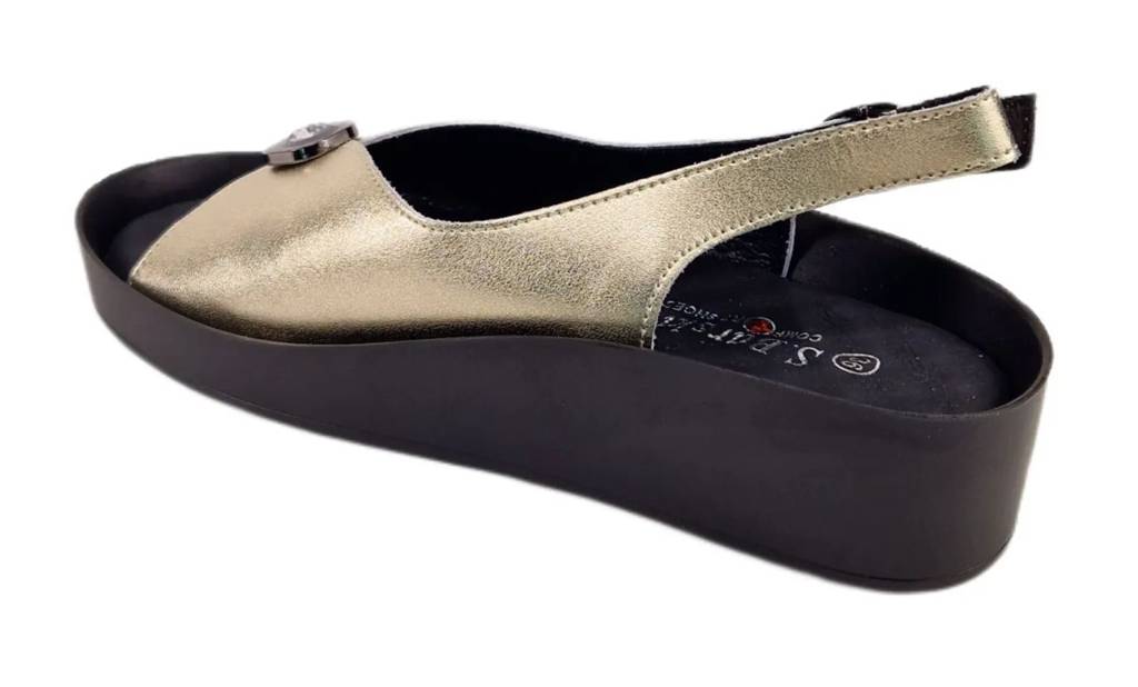 SKÓRZANE SANDAŁY DAMSKIE S.BARSKI KV27-020 - zdjęcie 3